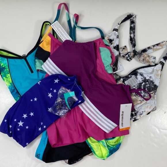 Reseller Bundle Womens Swimsuit Variety Mixed Sizes Styles 19 Piece Bundle Box F - Picture 5 of 8